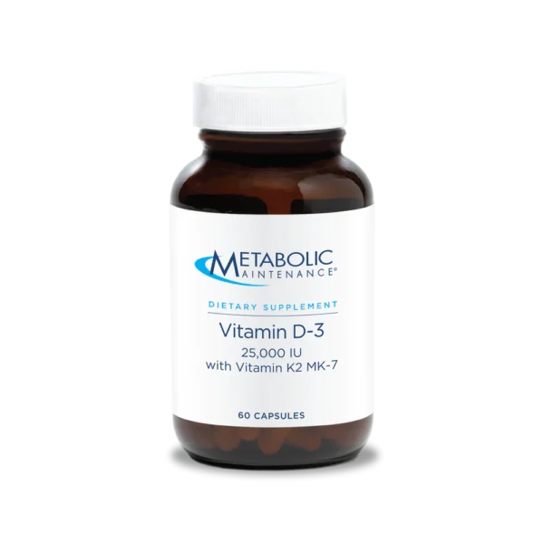 Vitamin D-3 25,000 IU with Vitamin K2 MK-7