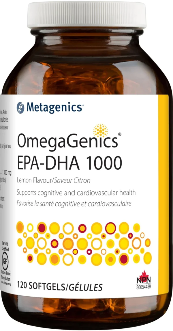 EPA DHA 1000mg Omegagenics 120 Softgels